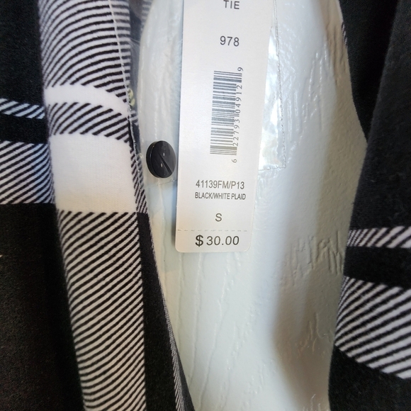 Justify Buffalo Flaid Flannel 3/4 Sleeve Button Down Shirt Dress Women's Small - Picture 7 of 12